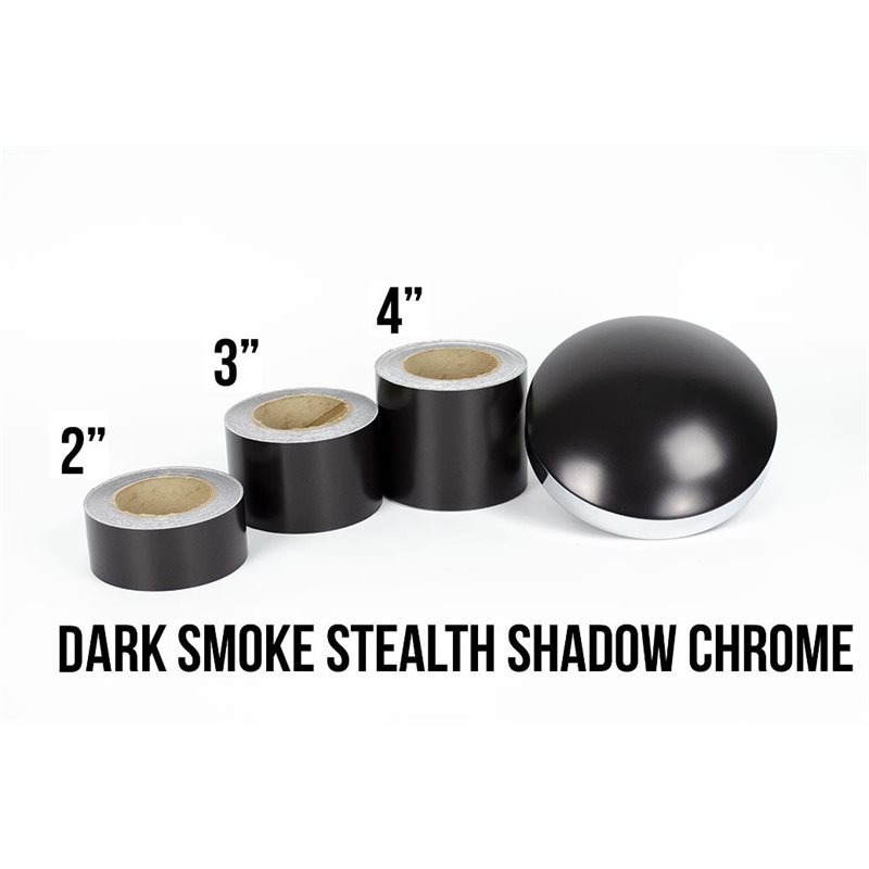 Luxe LightWrap™ Dark Smoke Stealth Shadow Chrome Roll