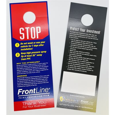 FRONTLINE - MIRROR HANGERS - (50 PACK)