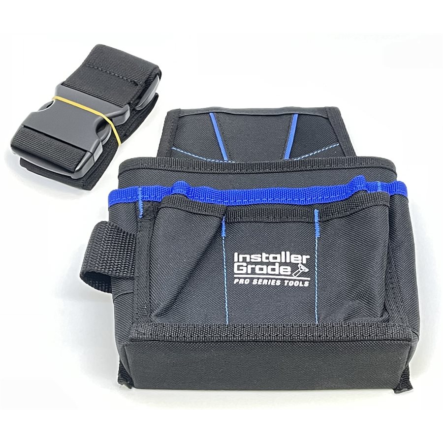 thumbnail image 2 of Pit Posse Air Gauge Storage Pouch – Black Aluminum Holder For Trailer, Garage, Workstation – Made In USA – Model 461BK 2 of 4